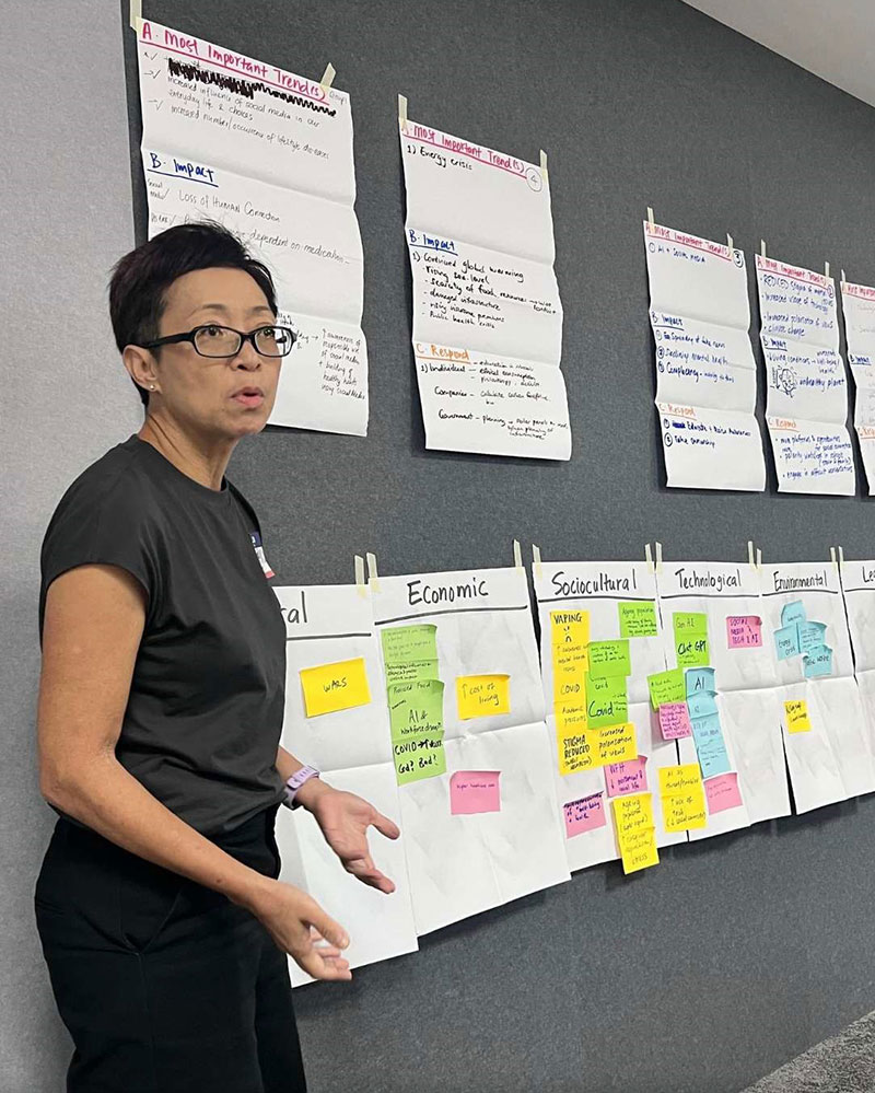 Desirable and probable future